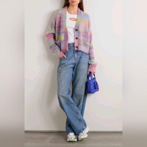 RE/DONE 90s Crop Oversized Cardigan Size XS NWT - Picture 5 of 11